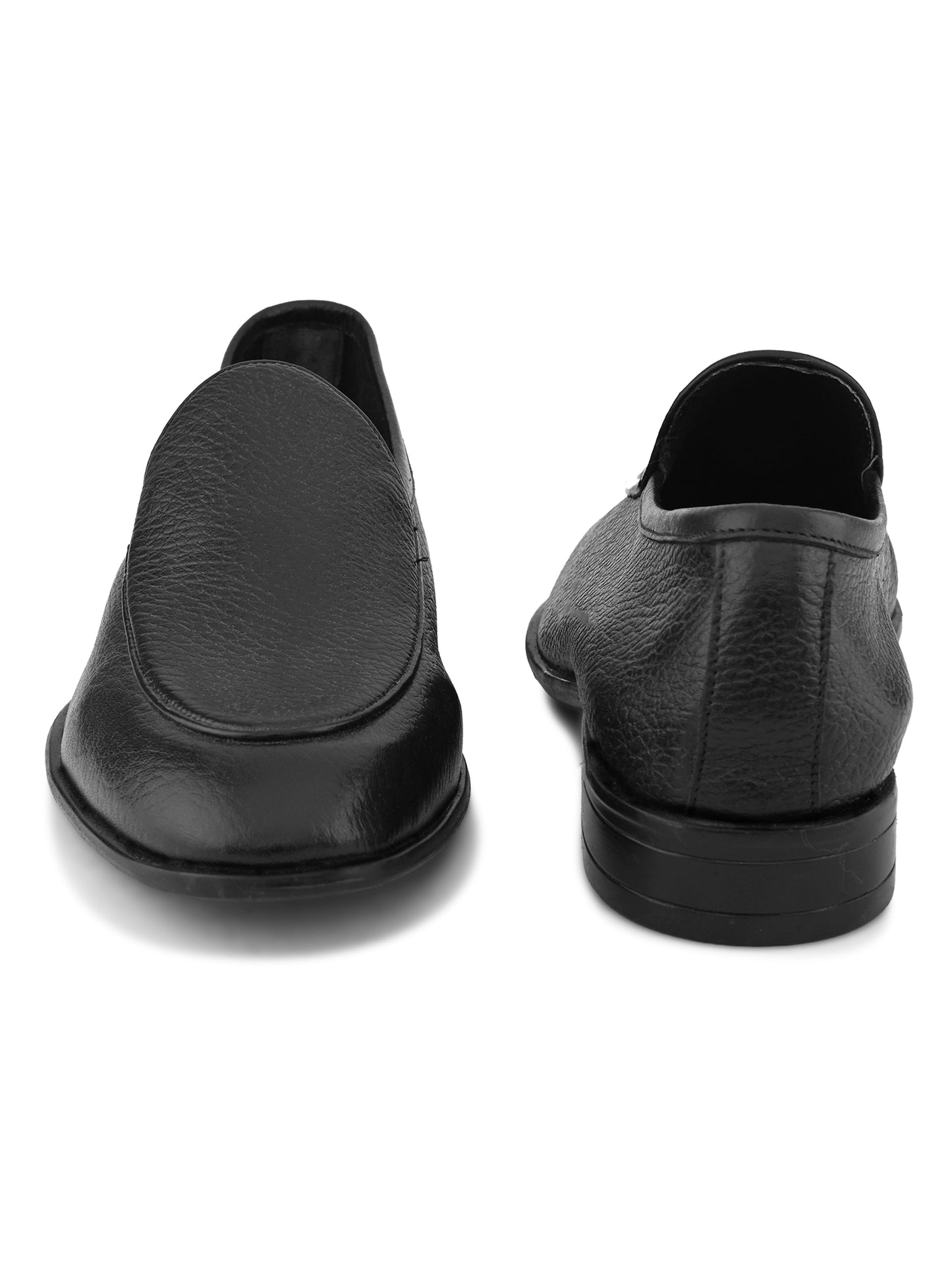 Premium Black Leather Slip-On Loafers – Timeless Style Meets Everyday Comfort