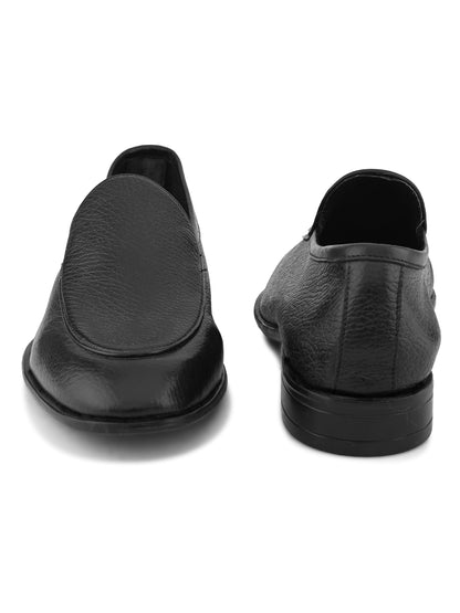 Premium Black Leather Slip-On Loafers – Timeless Style Meets Everyday Comfort
