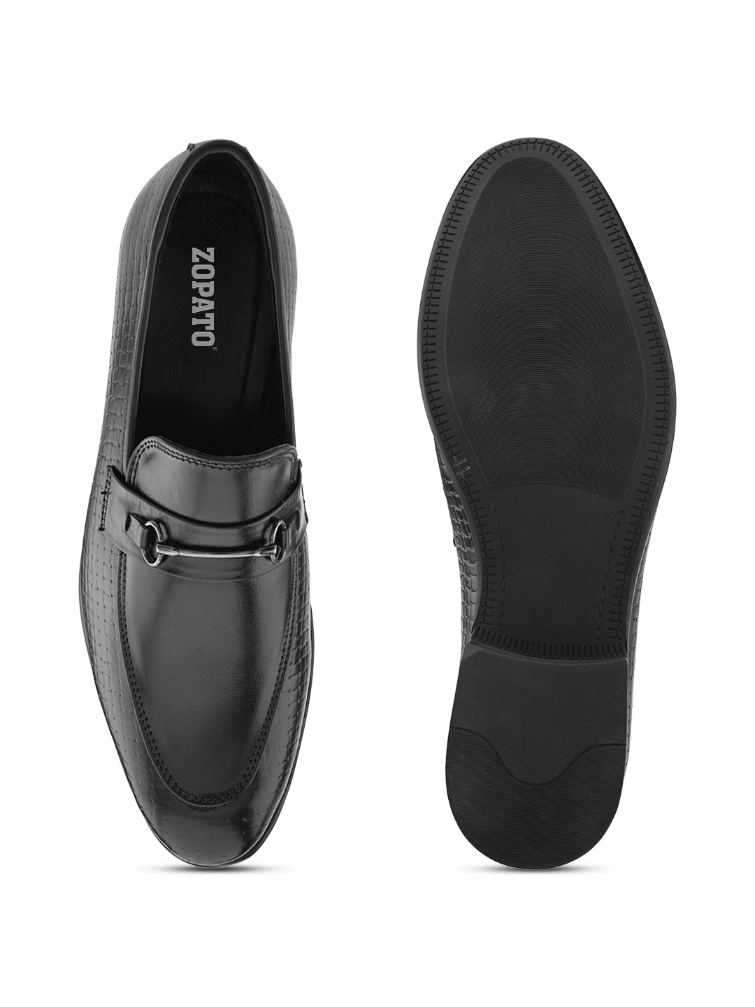 Premium Black Leather Slip-On Loafers – Timeless Style Meets Everyday Comfort